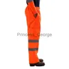 Autres vêtements 2022 offre spéciale mode hommes route travail pantalon haute visibilité salopette décontracté poche travail pantalon décontracté été pantalon réfléchissant x0711