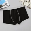 Underpants 2023 9XL Summer Modal Men's Panties Flat Angle Breathable Fat Guy 3D No Trace Sexy Plus Size Loose Youth Boxer Shorts Mens