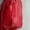 Disfraces de Catsuit de moda PVC Faux Leather Sexy Women Vestido de látex rojo Faldas de verano Party241t