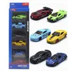 Aircraft Modle 6Pcs Set 1 64 Diecast Alloy Sports Toy Car Model Christmas Decorations Mini kids Sliding Set Multi style Gift For Children 230710