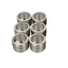 Storage Bottles Jars 6pcs/set Magnetic Spice Tin Jar with Rack Stainless Steel Spice Sauce Storage Container Clear Lid Jars Kitchen Condiment 230710