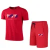 Męskie dresy letnie TRAPSTAR odzież sportowa marka strój do fitnessu Running Casual TshirtShorts oddychające dwuczęściowe 230710