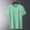 T-shirt da uomo firmate, maniche corte estive, top stampati alla moda, magliette casual da uomo all'aperto, girocollo