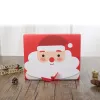 dhl Kerstversiering Vooravond Grote Geschenkdoos Santa Claus Fairy Design Kraft Papercard Huidige Activiteit Rode Groene Geschenken Pakket Dozen