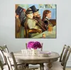 Impressionist Landscape Canvas Art at the Cafe Edouard Manet Paintings Handmade High Quality Home Decor