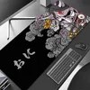 Мышиные накладки запястья Черно -белое настольное коврик Gaming Pad Bad Mousepad PC аксессуары компьютер клавиатура аниме мыши Mouse Run R230711