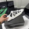 Dhgate Bone Skel-Top Niskie sportowe buty na co dzień dla mężczyzn, kobiet, sznurowane, skórzane, projektant mody, sneaker, potrójny, czarny, biały, odkryty, plate-forme, luksusowy, kościany, deska, trenerzy