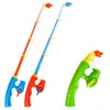 Sand Play Water Fun 6 Pcs Magnetic Fishing Pole Toy Kids Rod Bath Outdoor Games for over 3 Years Old 230711