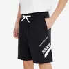 Herren-Shorts mit Designer-Print, Sport-Schnürshorts, Frühling und Sommer, klassische Athleisure-Shorts, atmungsaktiv, schwarz, grau, große, locker geschnittene Hose