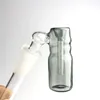 Ciotole per raccoglitori di cenere di bong in vetro mini da 2,4 pollici con ciotola per bong da fumo in vetro da 45 gradi 14 mm maschio nero blu verde Ashcatcher