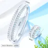 Ketting Oorbellen Set Kellybola BOHO Sparkly Trendy Stapelbare Prinses Bangle Ring Voor Vrouwen Volledige Micro Kubieke Zirkoon Bruiloft Saoedi-Arabisch