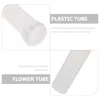 Decorative Flowers 50pcs Clear Vases For Large Flower Water Tubes Container Florist Supplies Milkweed Stem Cuttings Arrangements