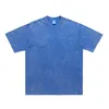 Camiseta masculina casual street lavada colorida