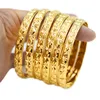 Pulseira de joias etíopes douradas 6 estações Dubai e estilo para mulheres presentes africanos 230710