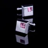 Cuff Links KFLK Jewelry links necktie clip High Quality tie pin for mens Pink Crystal bars cufflinks set guests 230710