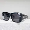 Nuovi occhiali da sole con stampa di lettere con doppia montatura grande e piccola fragranza di alta qualità con personalità a specchio ch71472a