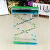 Decoratieve objecten Beeldjes Zandloper Timer Gemengde kleur Tweekleurige oliedruppel Ladder Vloeibaar Water Creatieve decoratie Verjaardagscadeau Woondecoratie 230710