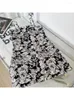 Casual Dresses Summer French Vintage Mini Spaghetti Strap Floral Dress For Women 2023 Court Frocks Sexy Gyaru Coquette One-Piece High Street