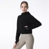 LL Giacca da Yoga da Donna Felpe con Cappuccio Maniche Lunghe Completo Tinta Unita Cerniera Posteriore Giacche da Palestra Modellante Vita Stretta Fitness Jogger Abbigliamento Sportivo Scuba Yoga da Donna 46