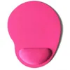 Podkładki myszy Gumowa podkładka na nadgarstek z podparciem nadgarstka Solidny kolor miękki przeciwpoślizg Mousepad dla biurka biurowego R230711