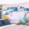 Гобетрики 3D золотые рыбки цветы гобелен натуральные пейзажи настенные ковры ковры красоты общежитие домашний декор R230710
