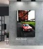 現代の高級車キャンバス絵画クワトロスーパーカーシリーズ雑誌ポスターと版画壁アート HD 画像 Boyroom リビングルームの装飾ギフト友人 w06