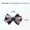 Shoe Parts Accessories Black Pink Bow Shoe Clips Classic Pumps Shoe Embellishment Detachable Shoe Buckle DIY Shoe Accessories for Pumps Flats 2 Pcs 230710