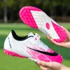 Athletic Outdoor Boys Girls Football Shoes Grass Training Sport Waterproof Turf Soccer Cleats Unisex Comfortable Non slip Soft 230711