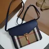 Borsetta designer per donna borsa trasversale di lusso vero petto in pelle petto pacchetto lady composite bote catene tela b serie di controllo della casa con spalla in marrone con scatola