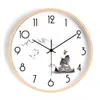 Настенные часы мода гостиная часы творческий кварц современный минималистский дзен буддийская спальня без