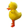 2018 Haute qualité du costume de mascotte de canard jaune mascotte de canard adulte290I