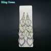 Stud Competition gioielli orecchini a forma di lacrima cristallo AB eardrop per bikini da sposa mostra stage dance JE199 230710