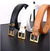Moda Yslity Cinture con fibbia Cintura da donna in vera pelle Cinturones Hombre Cinture di design di alta qualità Lettere YL Fibbia ad ago larghezza 3,8 cm