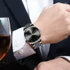 Armbanduhren 7mm Ultradünne Herrenuhr Top Hochwertige Edelstahl Herrenuhren Datum Einfacher Stil Business Männliche Quarzuhr Wasserdicht