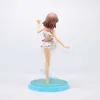 Action Toy Figures 23cm Anime Bild 4-avlar Mikoto Misaka Beach Side Action Figur Collection Model Doll Toys