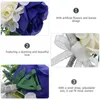 Decoratieve Bloemen Kunstbloem Bruiloft Decoratie Bruid Decors Voor Ceremonie Bruidsmeisje Bruidegom Corsage