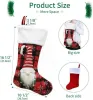 Nuevas decoraciones navideñas Muñeca sin rostro Bolsa de regalo Calcetines Merry Tree para el hogar Adornos de Navidad Colgante colgante 0711