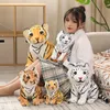 Bambole peluche simulazione carina bambola tigre kawaii cotone imballato bambini è rilassante il regalo di compleanno giocattolo per 230711