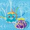 Sand Play Water Fun Outdoor Sprinkler Toys for Kid 3 4 5 6 7 Year Baby Bath Lawn Spray Octopus Children 230711