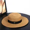 Дизайнеры соломенная шляпа широкие шляпы края