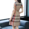 Luxury Brand Designer Dress's Dress Fashion Letter Imprimer Robe Slim Fit Slim Drying Mini jupe American Womenswear Women's Femme's Casual S-3xl