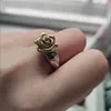 Alianças de casamento Rozen Maiden Lampe Shinku Cosplay Retro 3D Rose Finger Ring Reiner Rubin Trajes Props Jewerly Anime Merch 230710