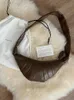 Ox Horn Lemaire Bag Cow Horn Bun Sheepskin Small Style Ode Bun Fashion Genuine Leather Underarm Dumpling Bun Oblique Cross Chest Waist Bag