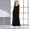 Kleider in Übergröße, Damenkleid, Herbstmode, elegant, luxuriös, sexy, einfarbig, Rundhalsausschnitt, Slip-Rock, Damenbekleidung, L-5XL, Übergröße