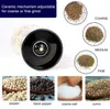 Pepper Mill Grinder Stainless Steel Manual Salt Portable glass Muller Spice Sauce Home kitchen Tool SN6235