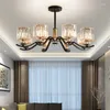 Éclairage moderne de lustre en cristal clair de lustres K9 pour des lumières de salle à manger de salon