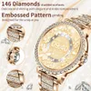 Women's Watches ChiBear Fashion Women's Smart Watch Oxygen 1.32 "360 * 360 HD Screen Diamond Bracelet Bluetooth Call Smart Watch Women 230710