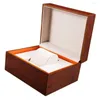 Woreczki z biżuterią Luksusowy drewniany zegarek na rękę Schowek na okulary Organizer Świąteczne pudełko prezentowe