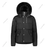 fashion Palm Moose Men's 3q Down Jacket Canada Fox Fur Trim Hood Winter Water Risistent Coat