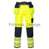 Others Apparel Work Pants For Men Multifunctional Work Trousers Workwear Pants With Reflective Tapes Hi Vis Workwear x0711